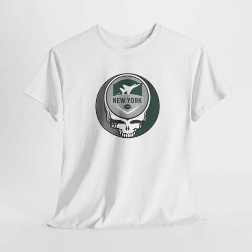 Grateful Dead - New York Jets Stealie Unisex T-Shirt - NFL - StealieShop